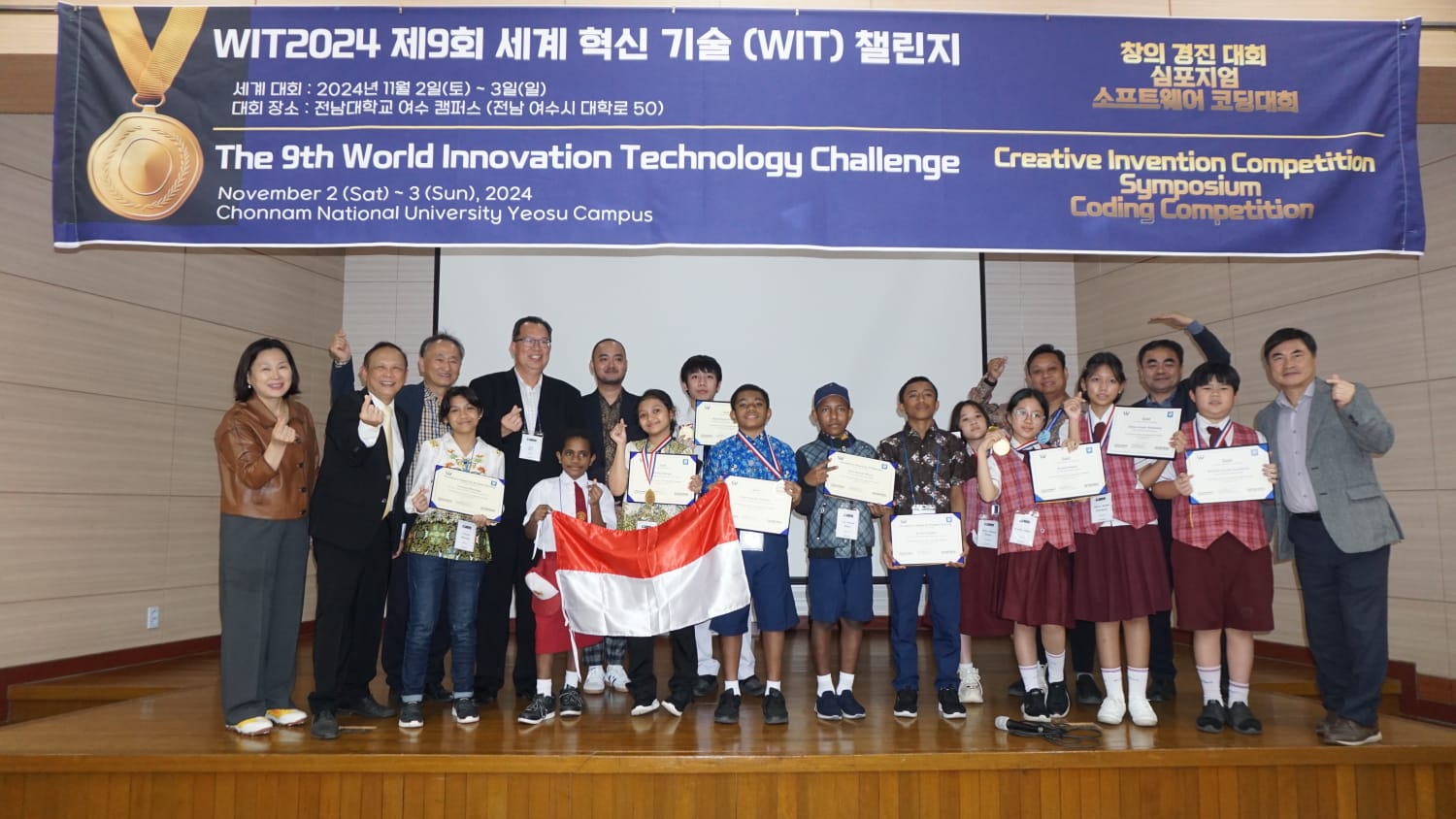 Keikutsertaan Peserta Coding Junior dan Juara 3 Innovative Technology Challenge di Korea Selatan